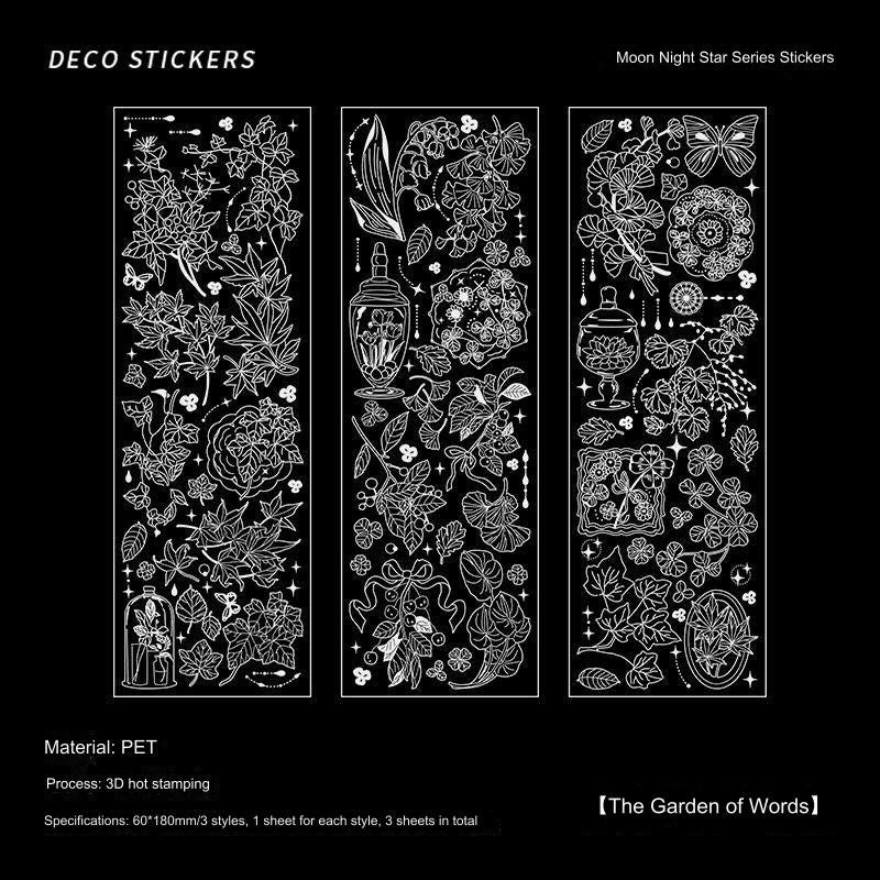 Gold-Pressed Decorative Sticker