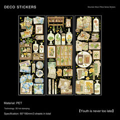 Gold-Pressed Decorative Sticker