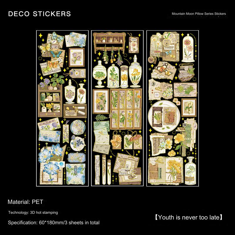 Gold-Pressed Decorative Sticker