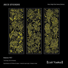 Assorted Floral Stickers for Crafts