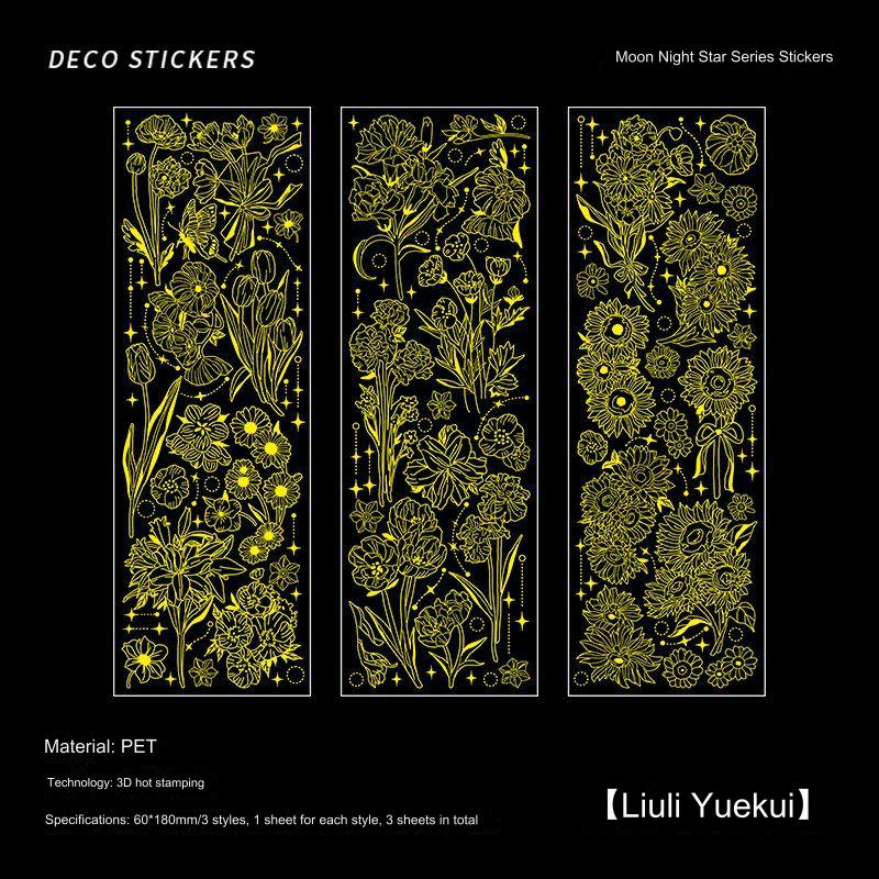 Assorted Floral Stickers for Crafts