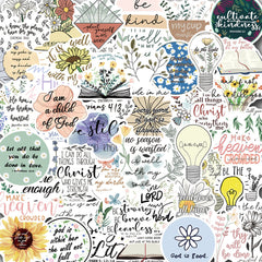 durable vinyl Bible-themed decals