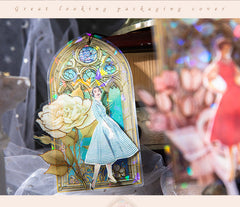 Vintage European-style door window sticker design 7