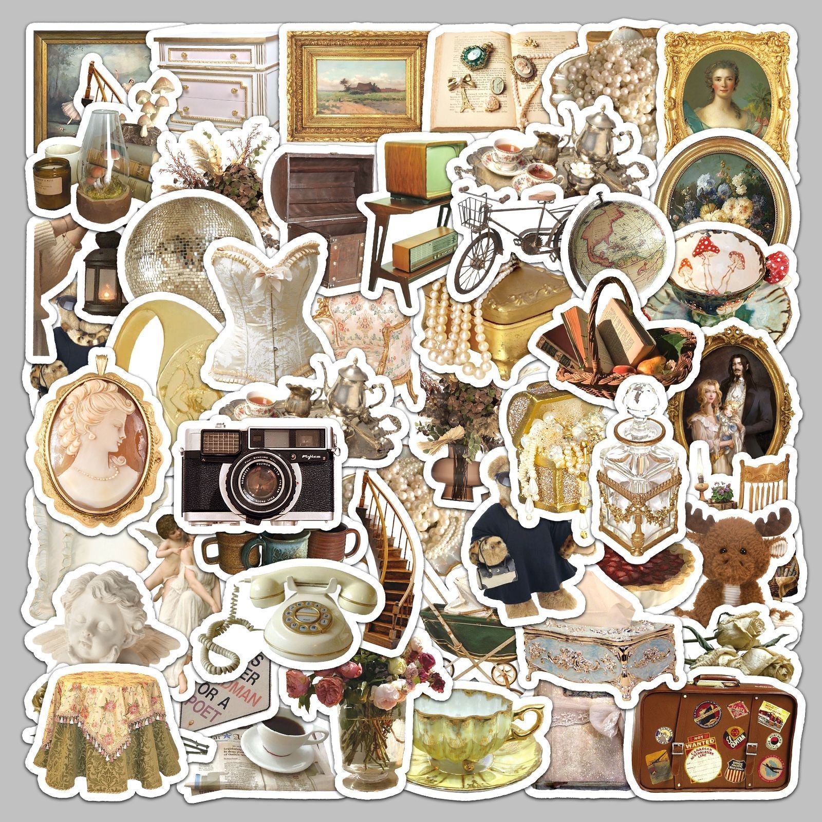 Decorative stickers for creative projects
