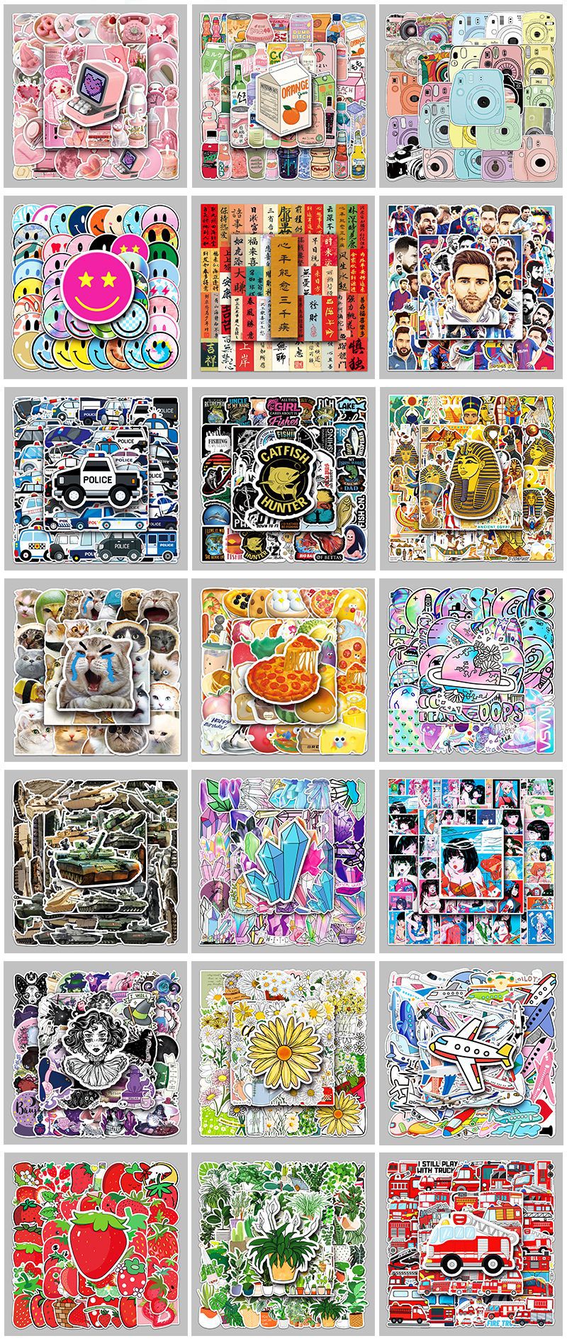 Waterproof stickers for personalisation