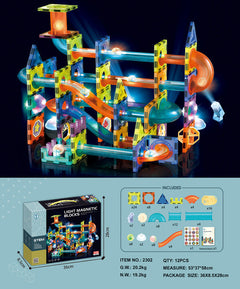 Blocks with LED features for educational fun