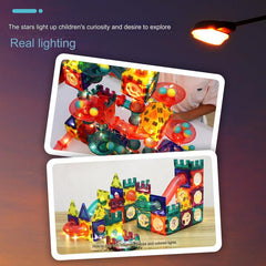 Assemblage of magnetic blocks for kids