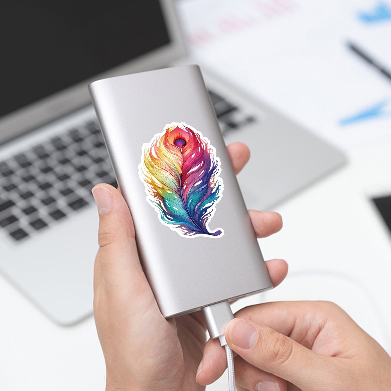 Pack of 50 colourful decorative stickers