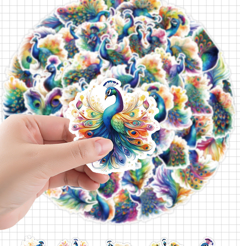 Vibrant vinyl stickers for laptops and bottles