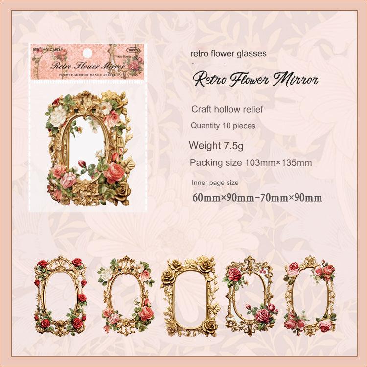 Decorative European-style photo frame showcasing art
