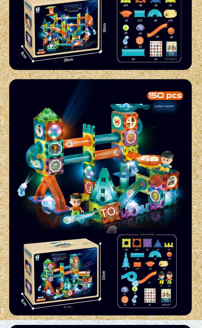Interactive play with Magnetic Building Blocks