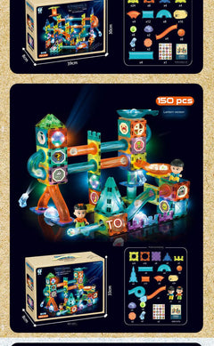 Interactive play with Magnetic Building Blocks