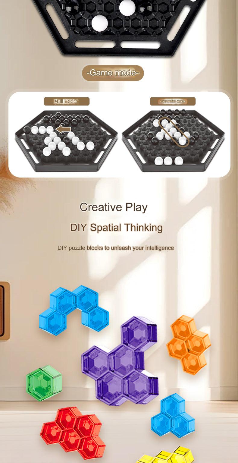 Push chess game pieces on board