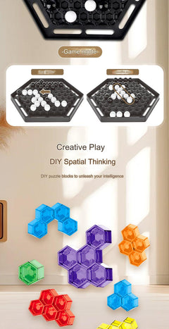 Push chess game pieces on board