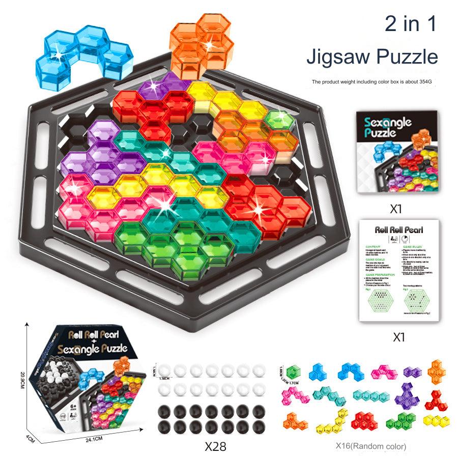 Push chess game pieces on board