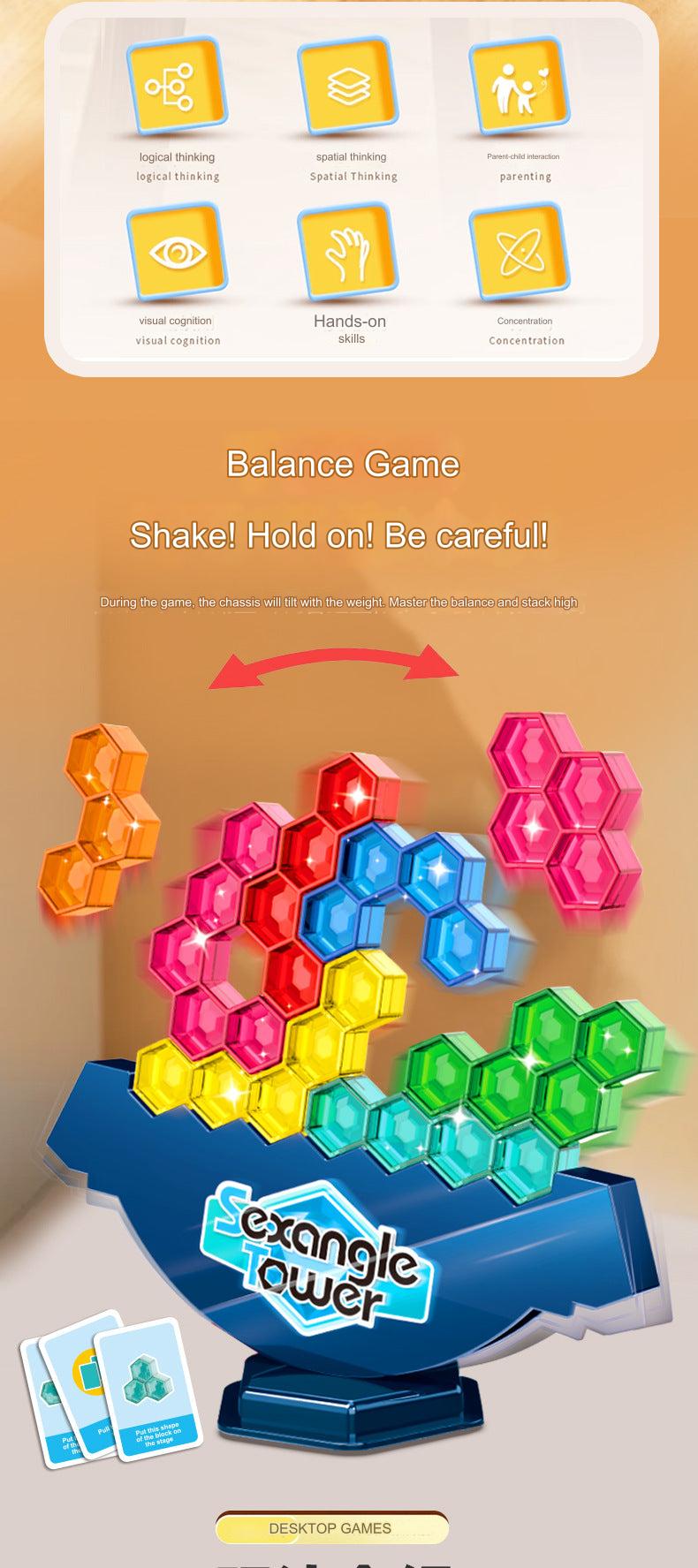 Push chess game with colourful pieces