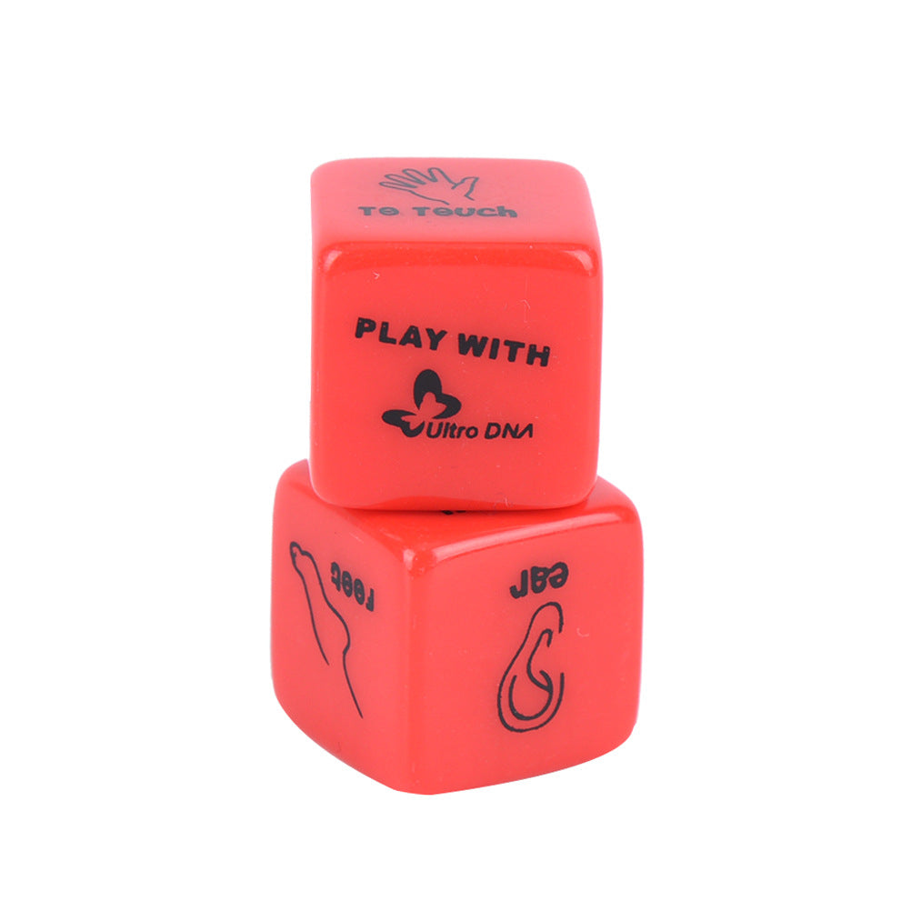 Close-up of Bilingual Erotic Dice for Romantic Nights - Image 3