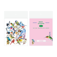 Beautifully arranged tulip stickers for journals