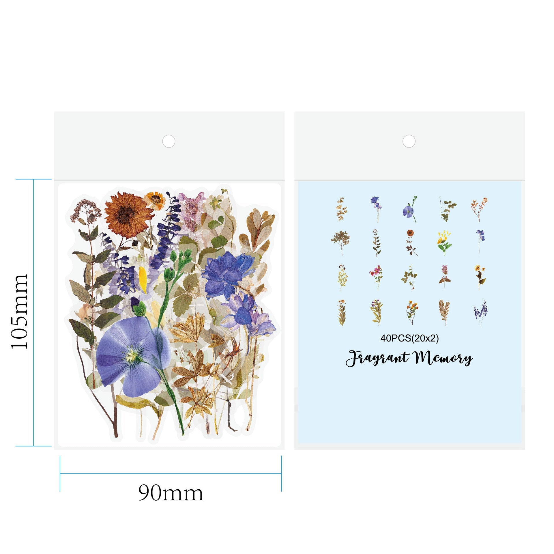 Premium Floral Sticker Set image of tulip stickers