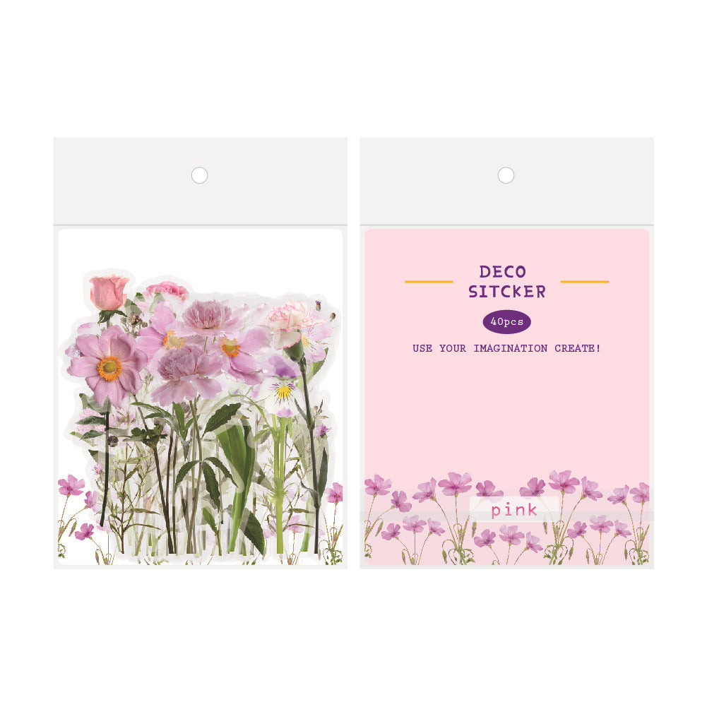Waterproof Tulip Sticker design for crafting