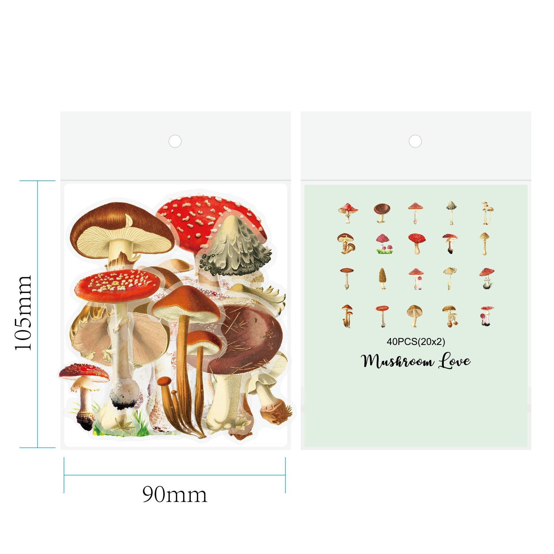 Elegant floral stickers for bullet journaling