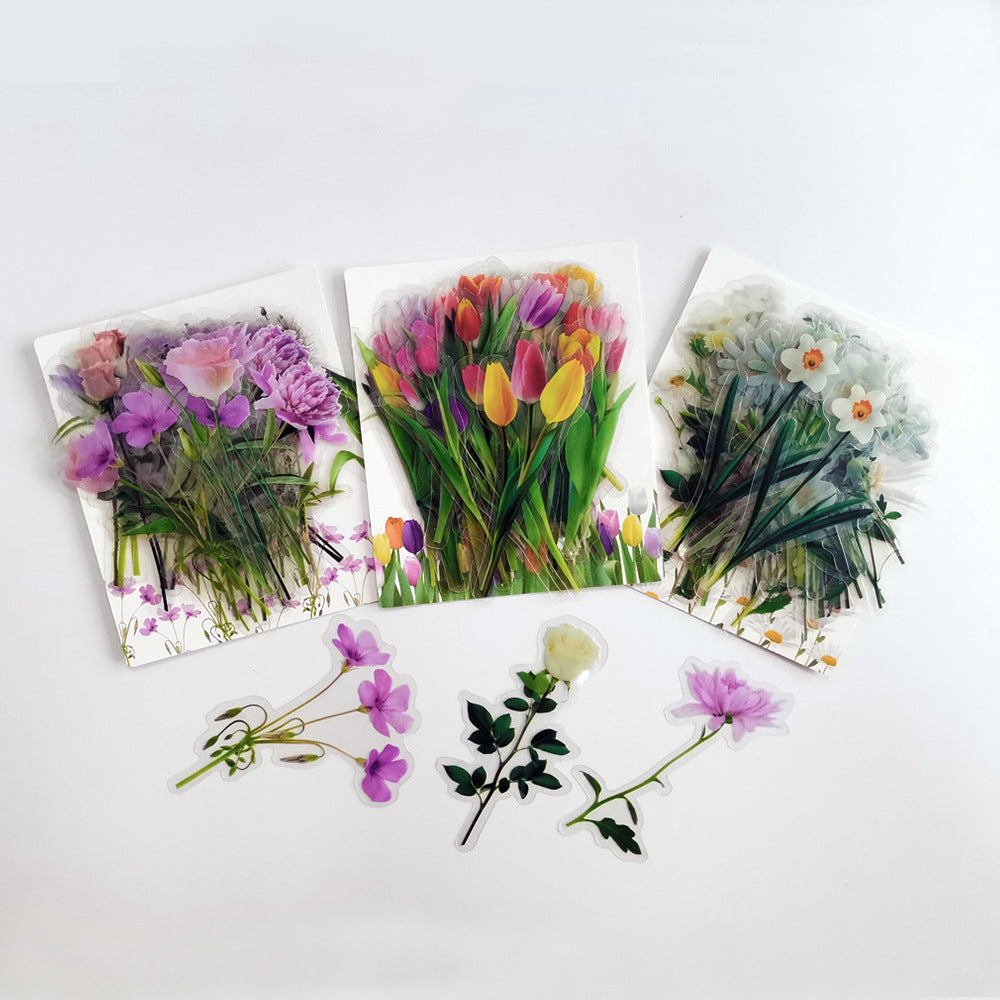 Waterproof Tulip Sticker design for crafting