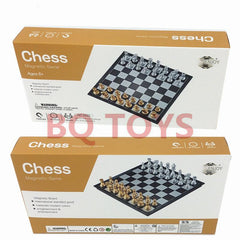 Image of portable magnetic travel chess set