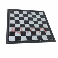 Flat view of compact chessboard