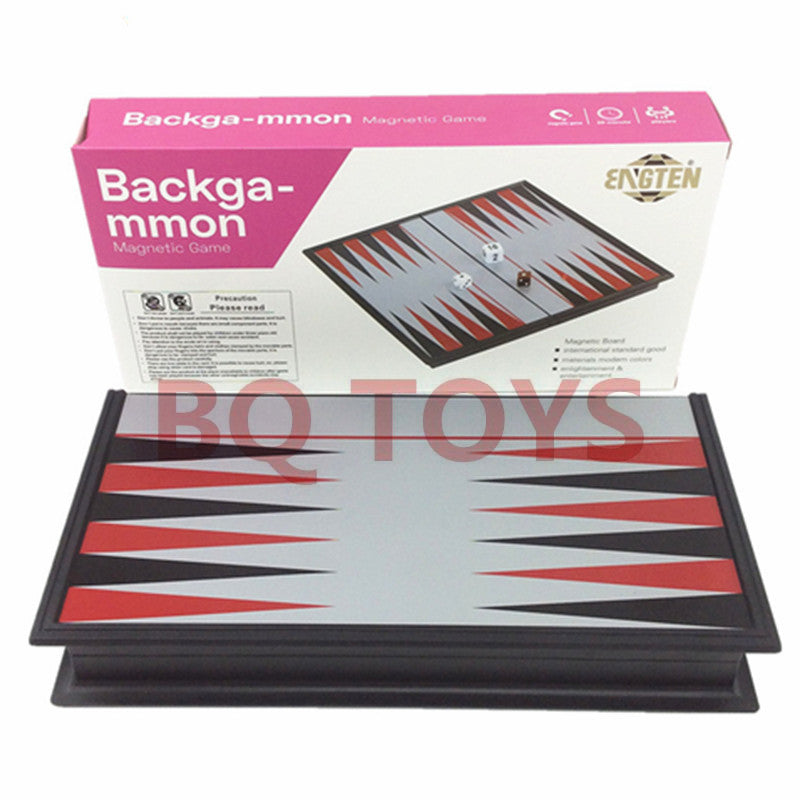 Image of portable magnetic travel chess set