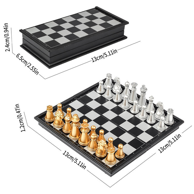 Magnetic chess pieces for steady gameplay