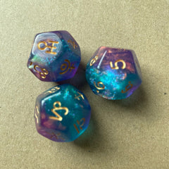 high-quality craftsmanship of zodiac dice
