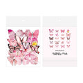Vintage butterfly sticker set 5