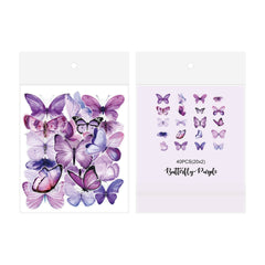 Vintage butterfly sticker set 6