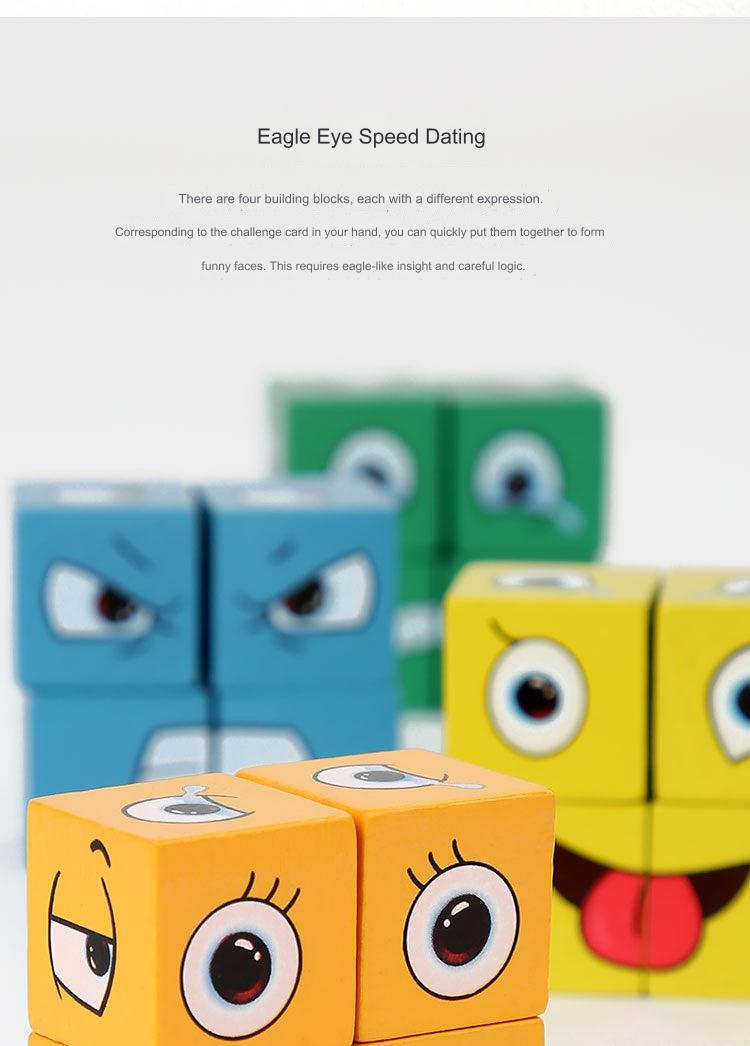 Wooden puzzle game promoting teamwork
