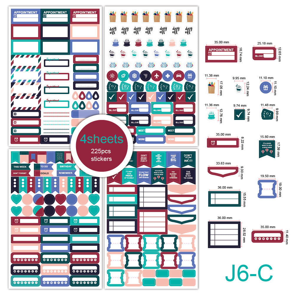 Variety of Planner Stickers 4
