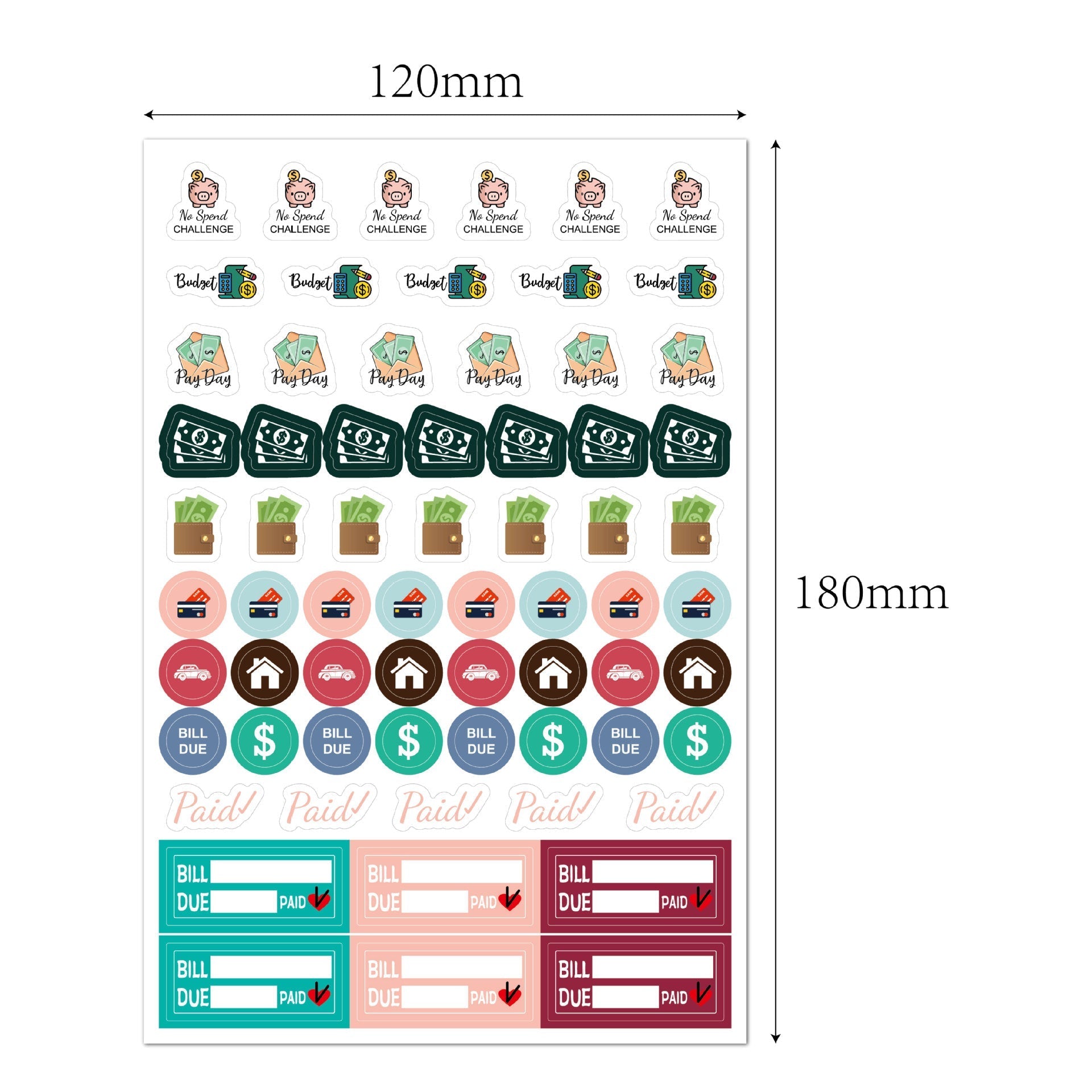 Custom Planner Organisation Stickers 7