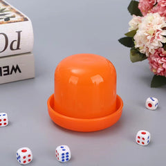 Sturdy base and sieve screen for dice shakers