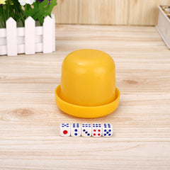 Vibrantly designed dice cup set for parties