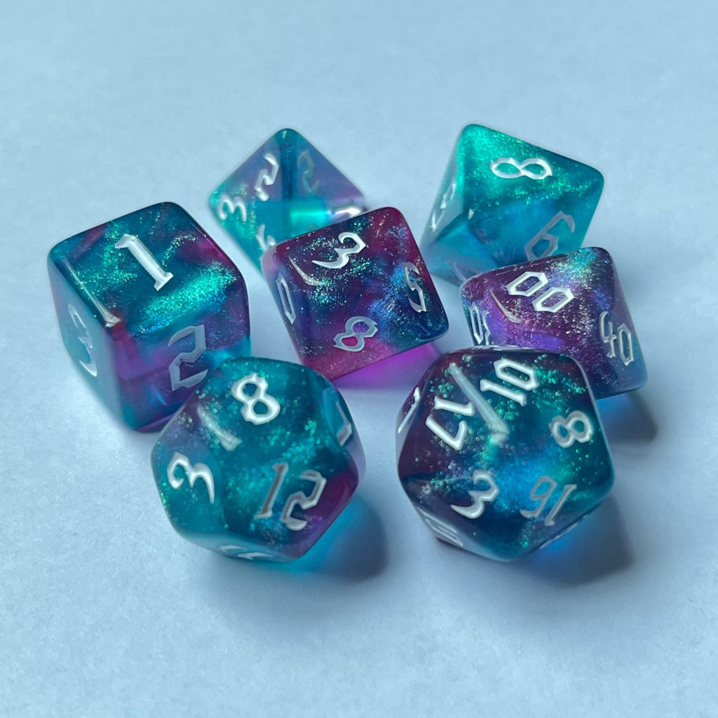 Chameleon double-colour dice set image 1