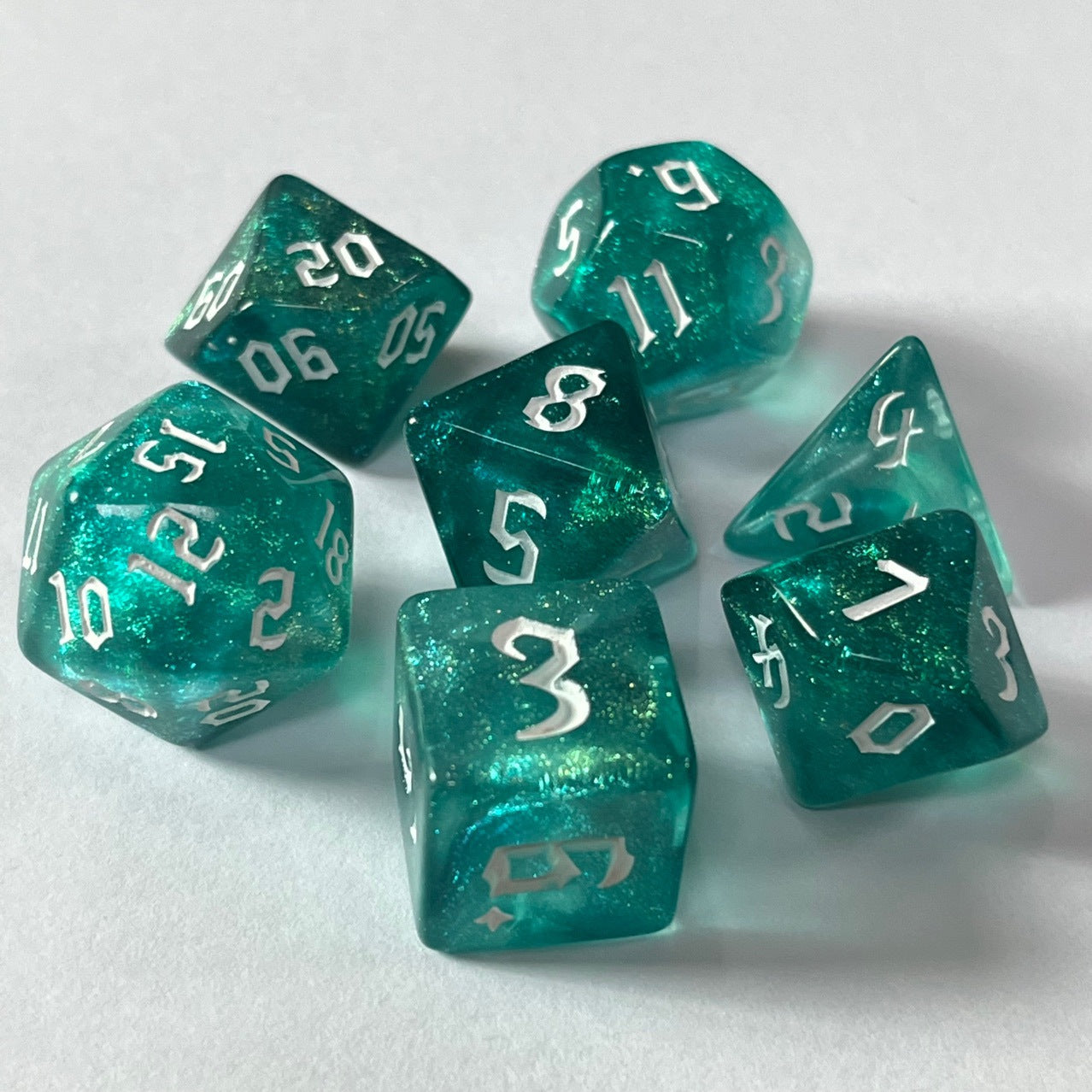 Chameleon double-colour dice set image 7