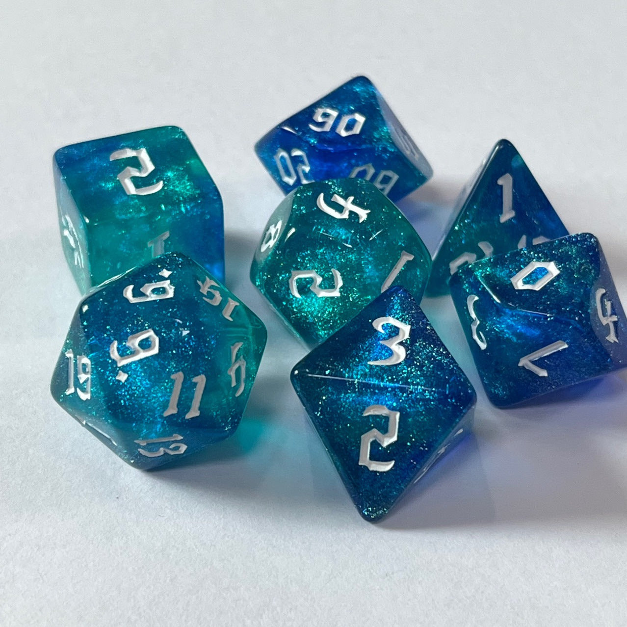 Chameleon double-colour dice set image 6