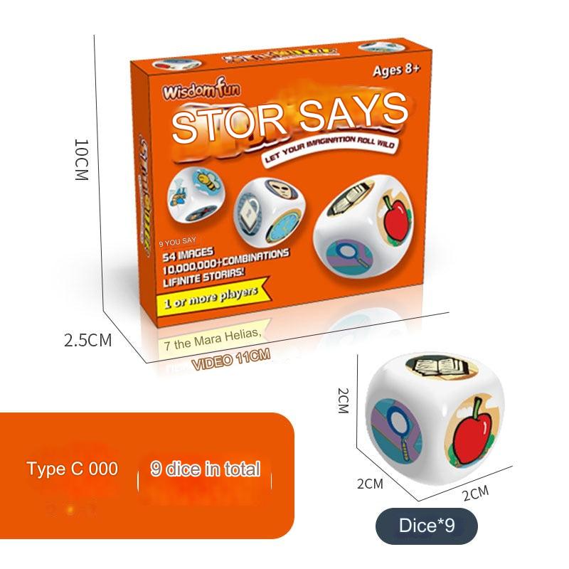 Players using Creative Story Dice