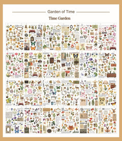 Detailed close-up of journaling sticker designs