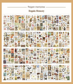Creative crafting ideas with vintage stickers