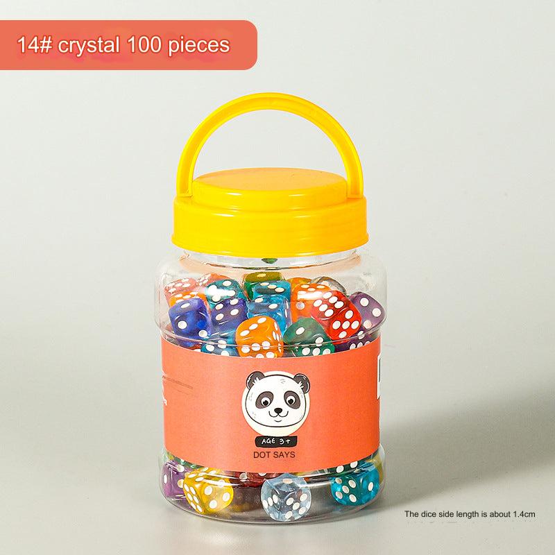 Group of premium large dice for tabletop games