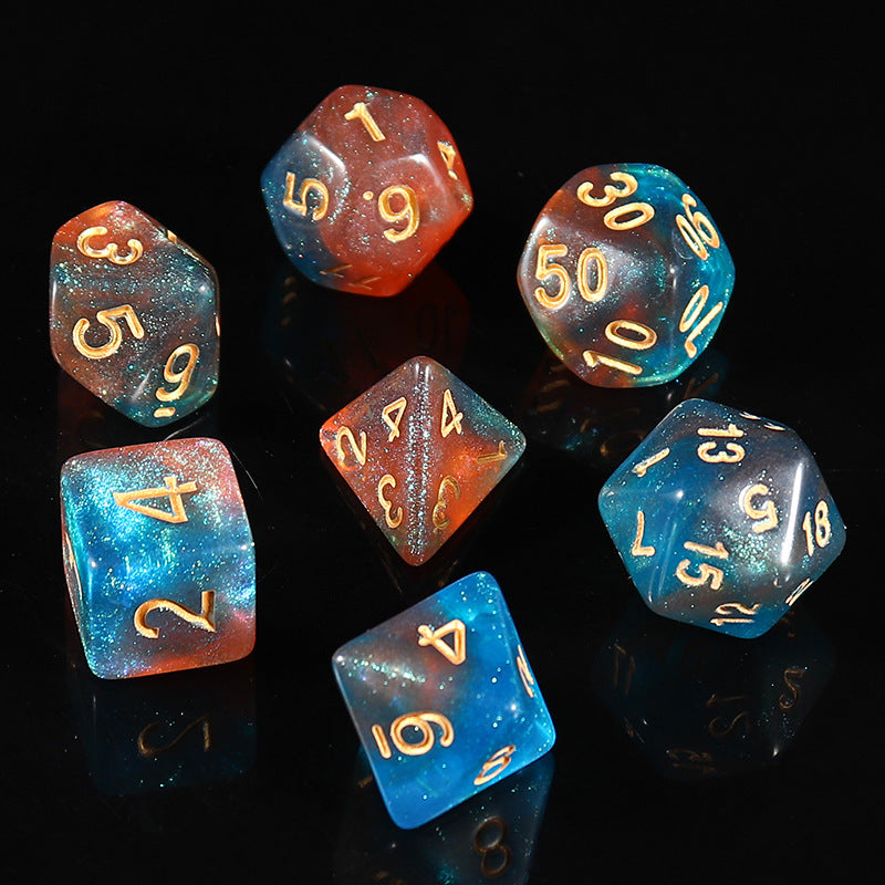 Starry Sky dice with storage bag image 4
