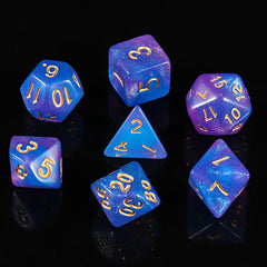 Starry pattern on polyhedral dice image 6