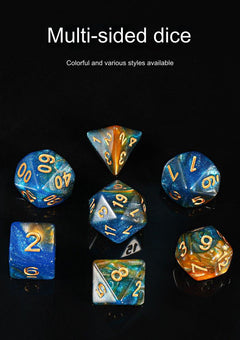 Display of diverse dice colours image 8