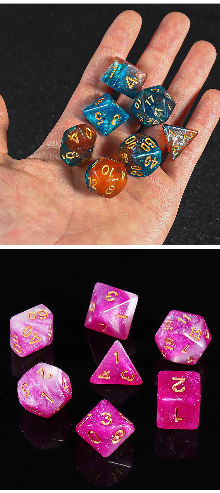 Starry Sky Multifaceted Dice Set image 1