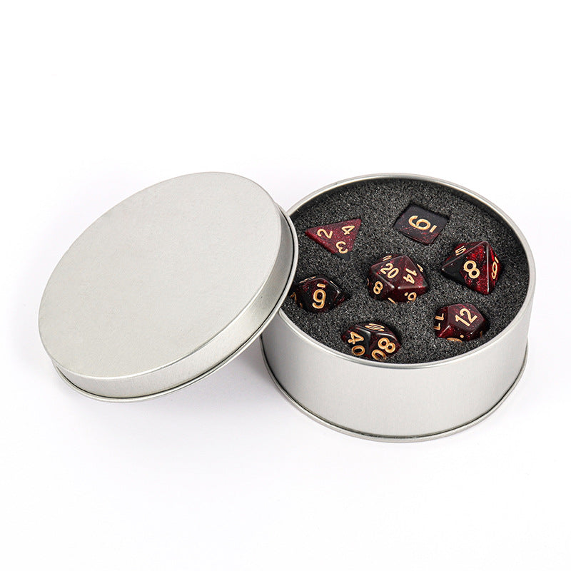 Display of diverse dice colours image 8